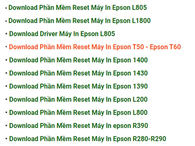 Tải Driver máy in Epson T60 - Hướng dẫn chi tiết